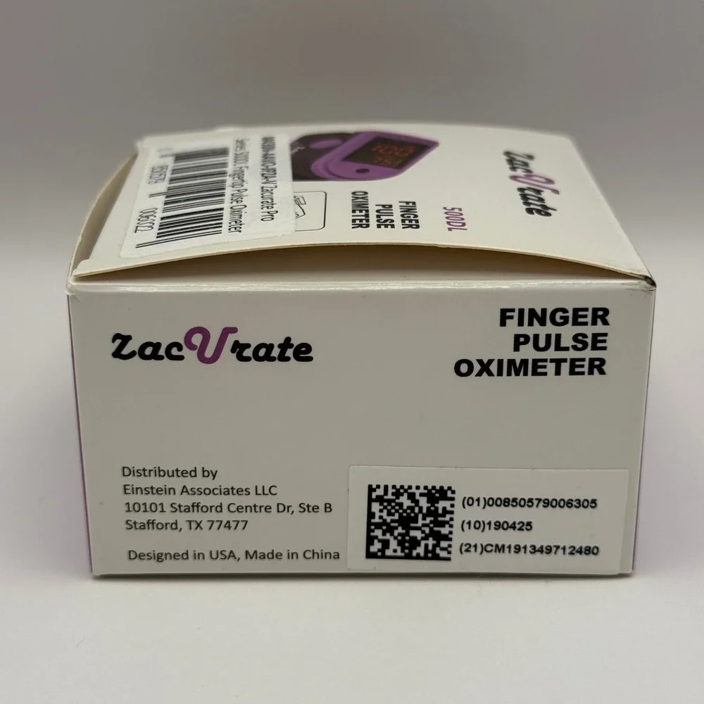 Zacurate Pro Series 500DL Fingertip Pulse Oximeter Includes Box and Manual